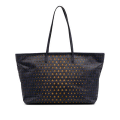 Medium Coated Canvas Laser Cut Star Roll Tote