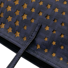Medium Coated Canvas Laser Cut Star Roll Tote