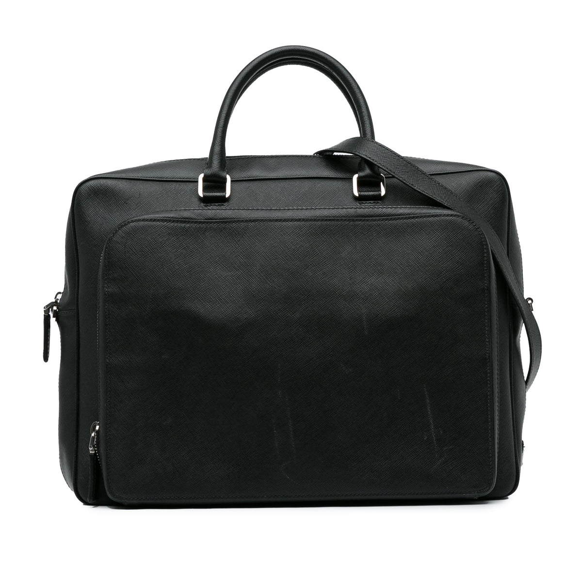 Saffiano Zip Briefcase