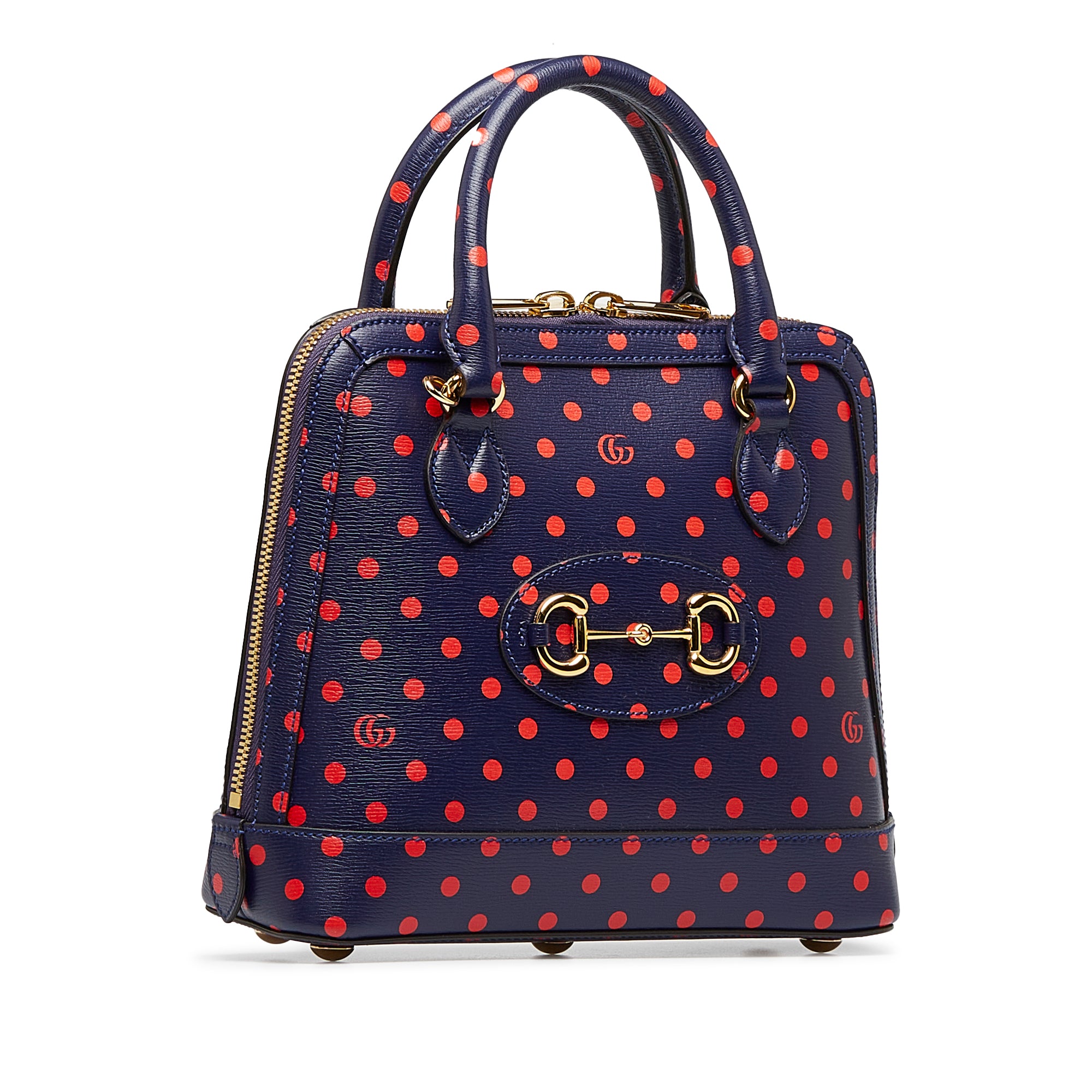 Horsebit 1955 Polka Dot Satchel_1