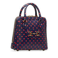 Horsebit 1955 Polka Dot Satchel