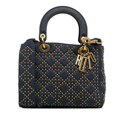 Medium Studded Denim Supple Lady Dior_0