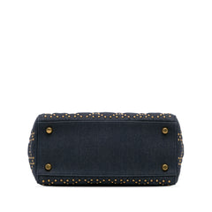 Medium Studded Denim Supple Lady Dior_4