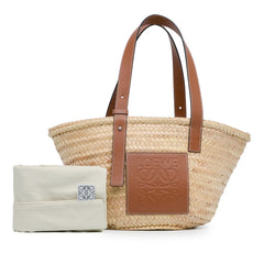 Small Raffia Basket Tote