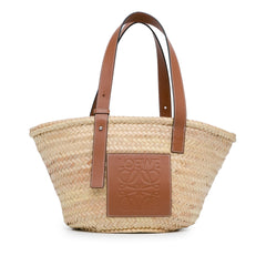 Small Raffia Basket Tote