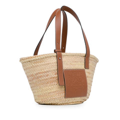 Small Raffia Basket Tote