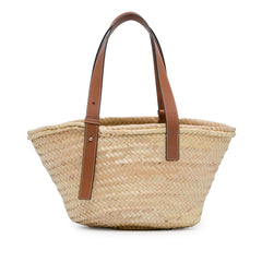 Small Raffia Basket Tote