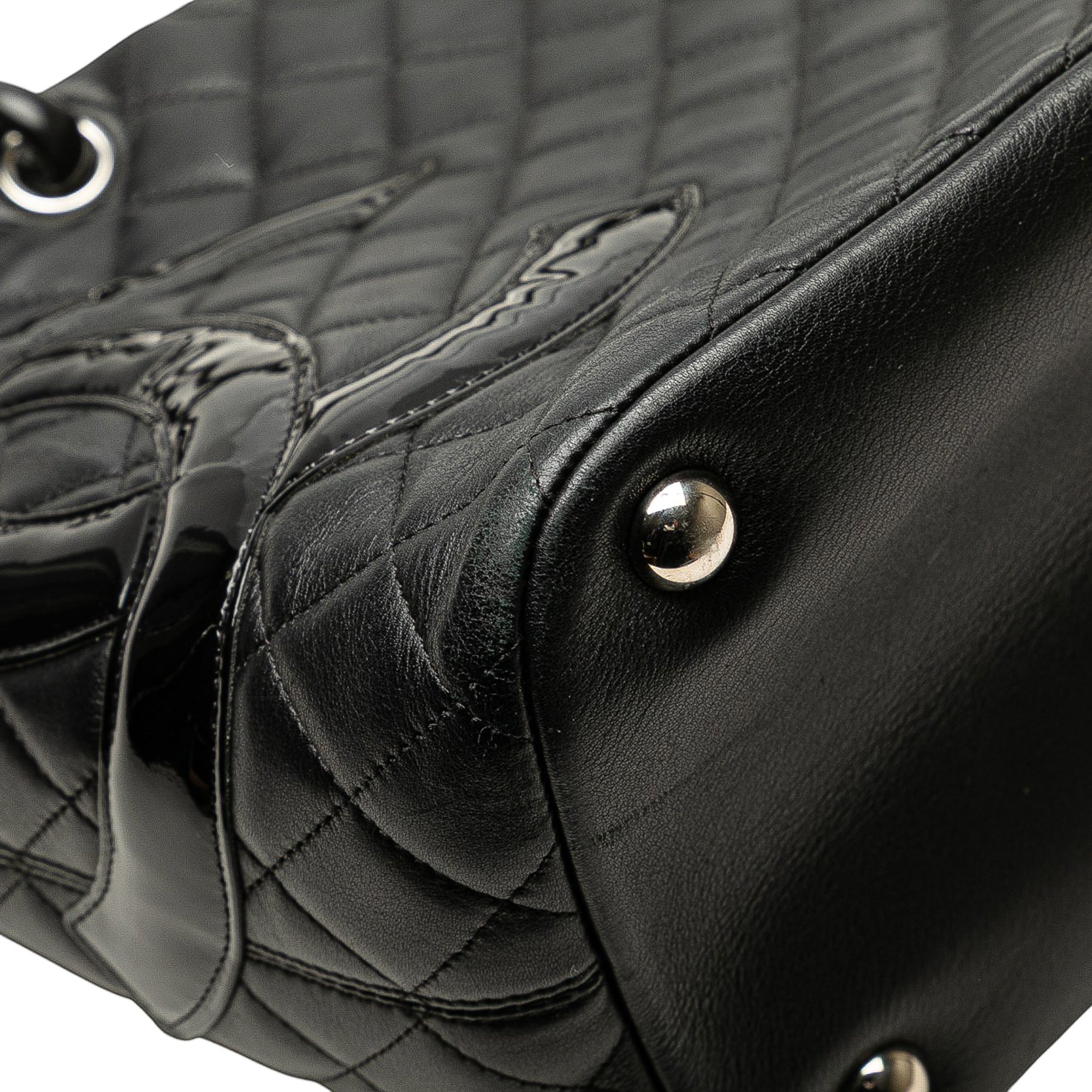 Large Lambskin Cambon Ligne Tote