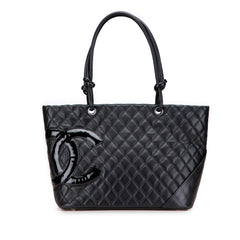 Large Lambskin Cambon Ligne Tote