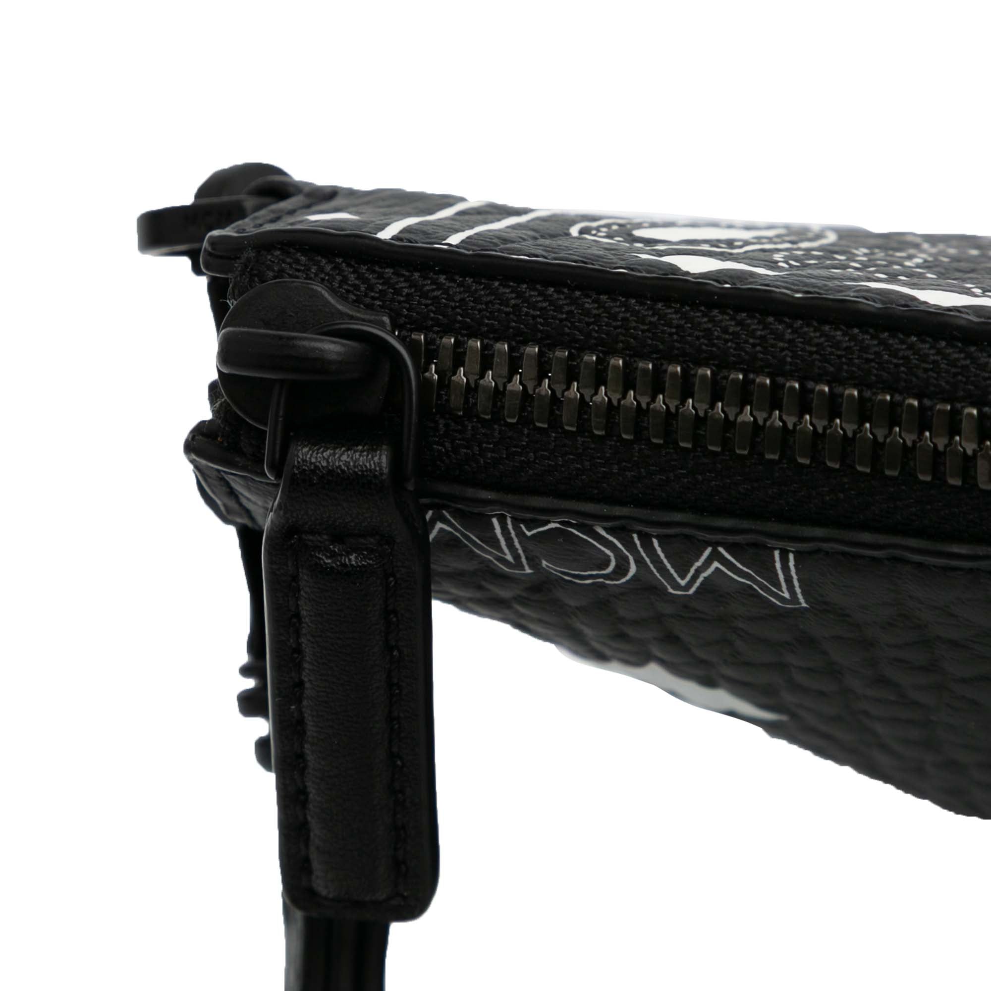 Medium Visetos Coated Canvas Bandana Aren Zip Pouch