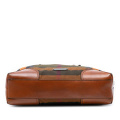 House Check Canvas Tote