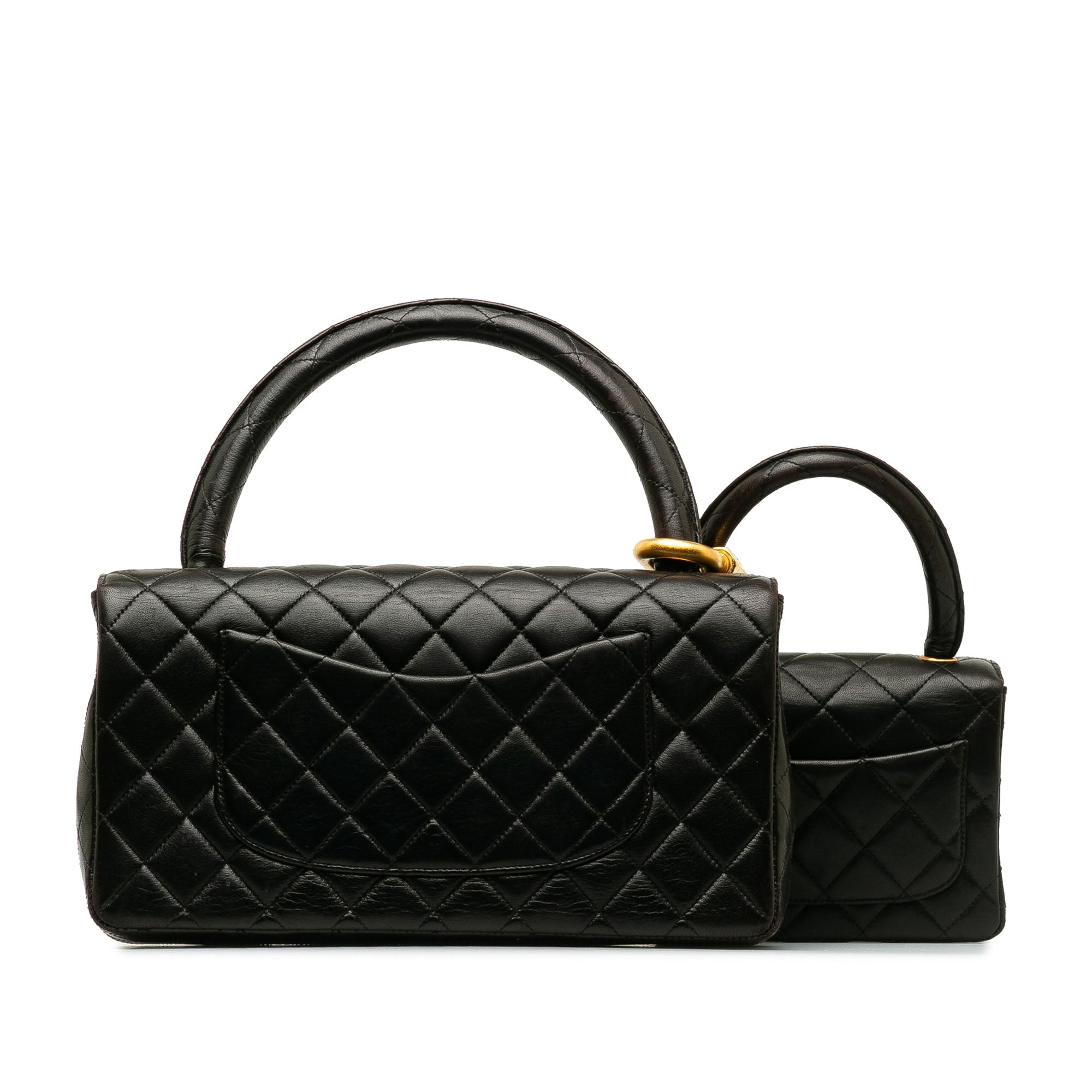 Classic Lambskin Kelly Flap Bag Set