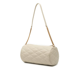 Small Quilted Lambskin Sade Tube Bag