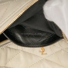 Small Quilted Lambskin Sade Tube Bag