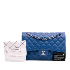 Jumbo Classic Lambskin Double Flap