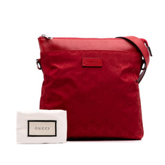 GG Nylon Flat Messenger Bag