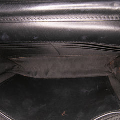 Chevron Lambskin Studded Wallet On Chain