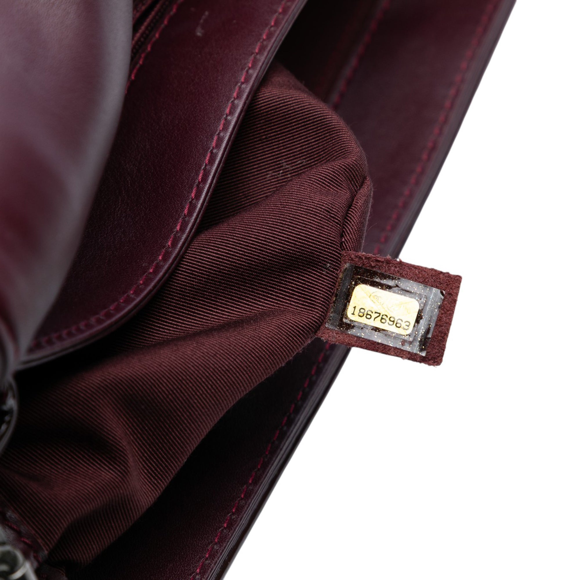 Medium Patent Boy Reverso Flap