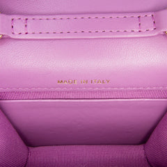CC Quilted Lambskin Coco Card Holder on Chain
