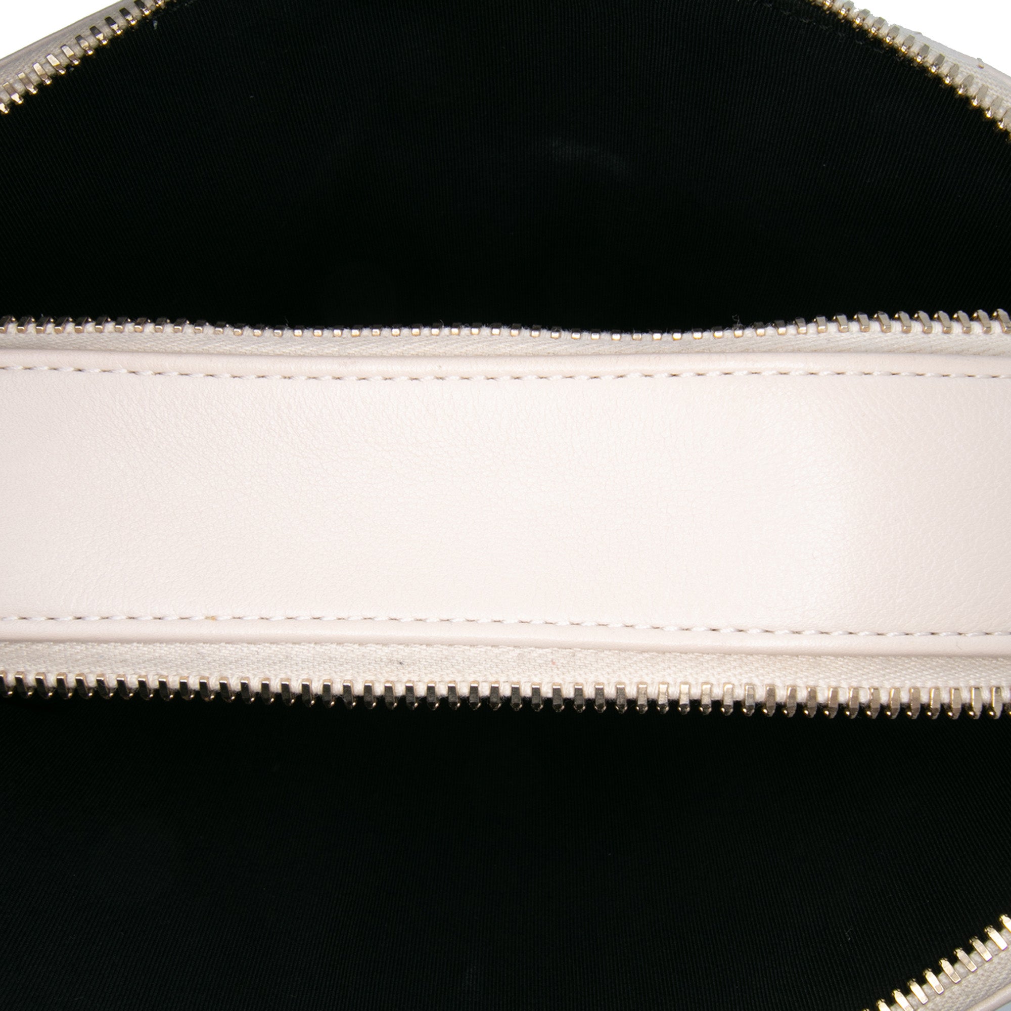 Calfskin Grosgrain Stitched Button Up Camera Case