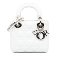 Mini Lambskin Cannage Lady Dior