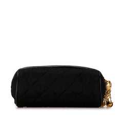 Quilted Satin Gripoix Tassel Clutch_2