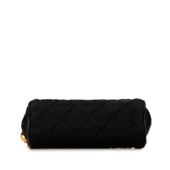 Quilted Satin Gripoix Tassel Clutch_3