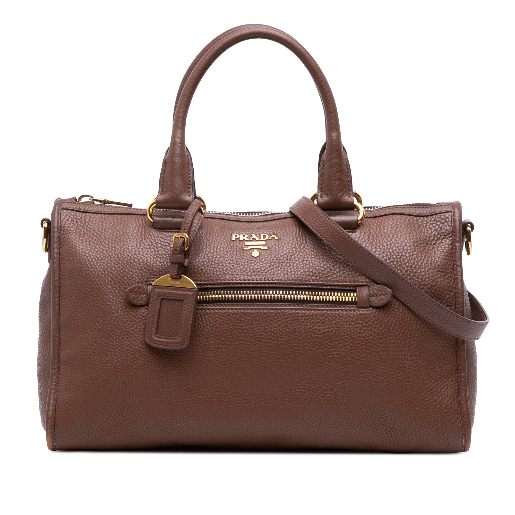 Vitello Phenix Zip Top Satchel