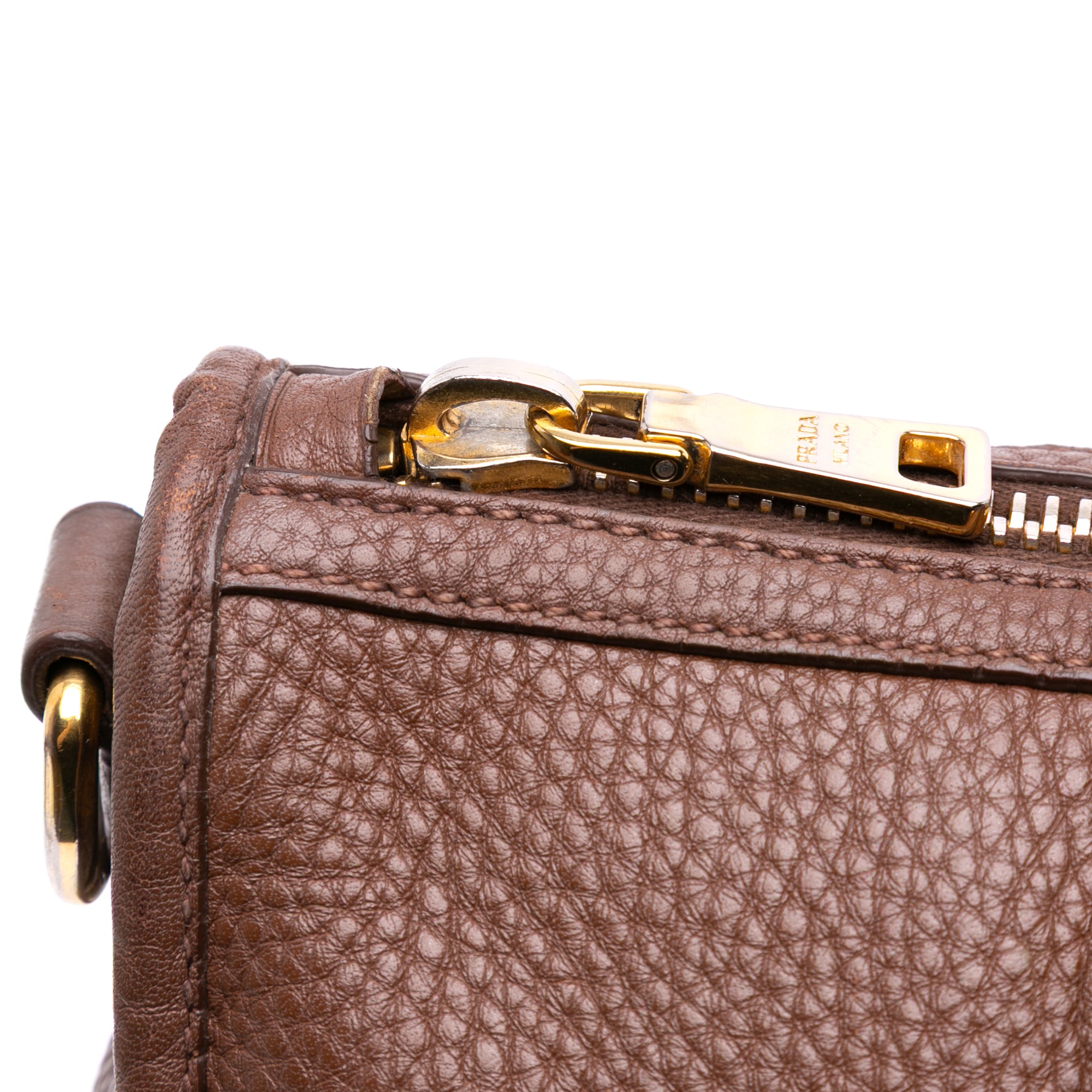 Vitello Phenix Zip Top Satchel