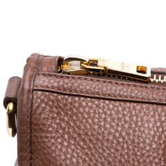 Vitello Phenix Zip Top Satchel