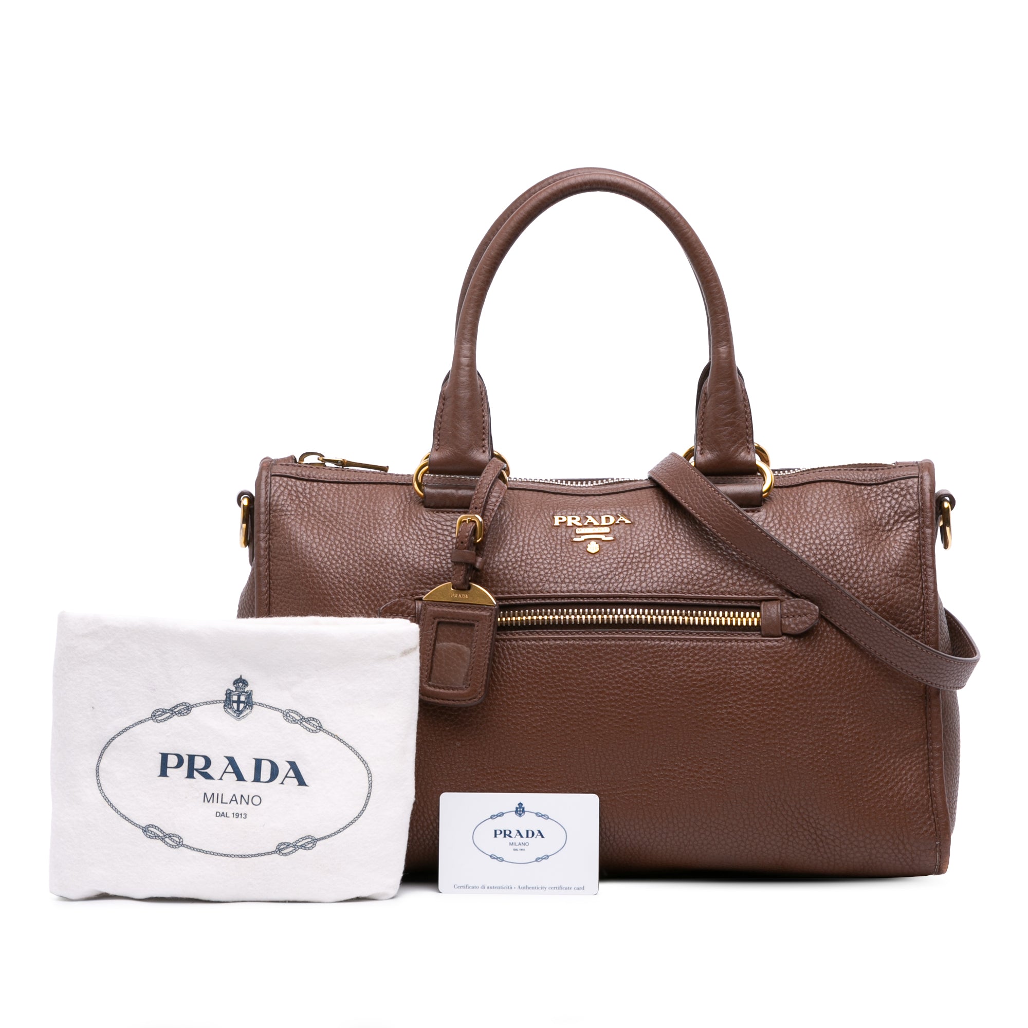 Vitello Phenix Zip Top Satchel