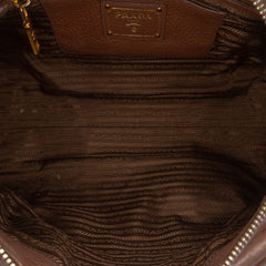 Vitello Phenix Zip Top Satchel