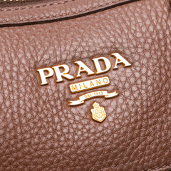 Vitello Phenix Zip Top Satchel