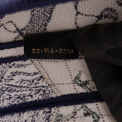 Canvas Embroidered Around the World Saddle Bag