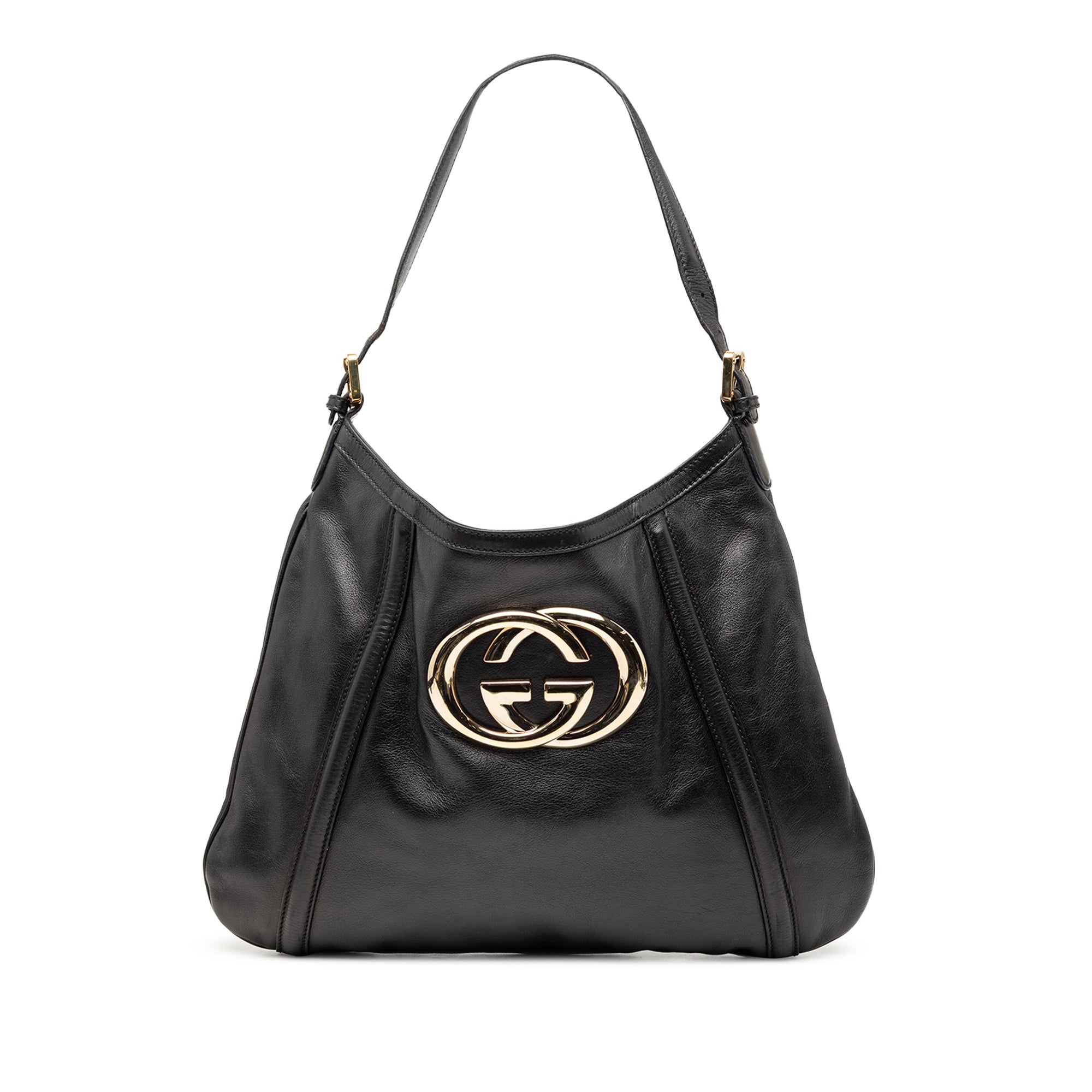 Calfskin Interlocking G Britt Shoulder Bag