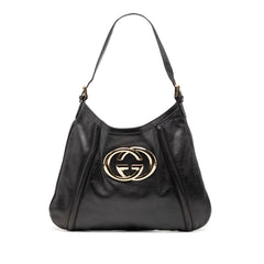 Calfskin Interlocking G Britt Shoulder Bag