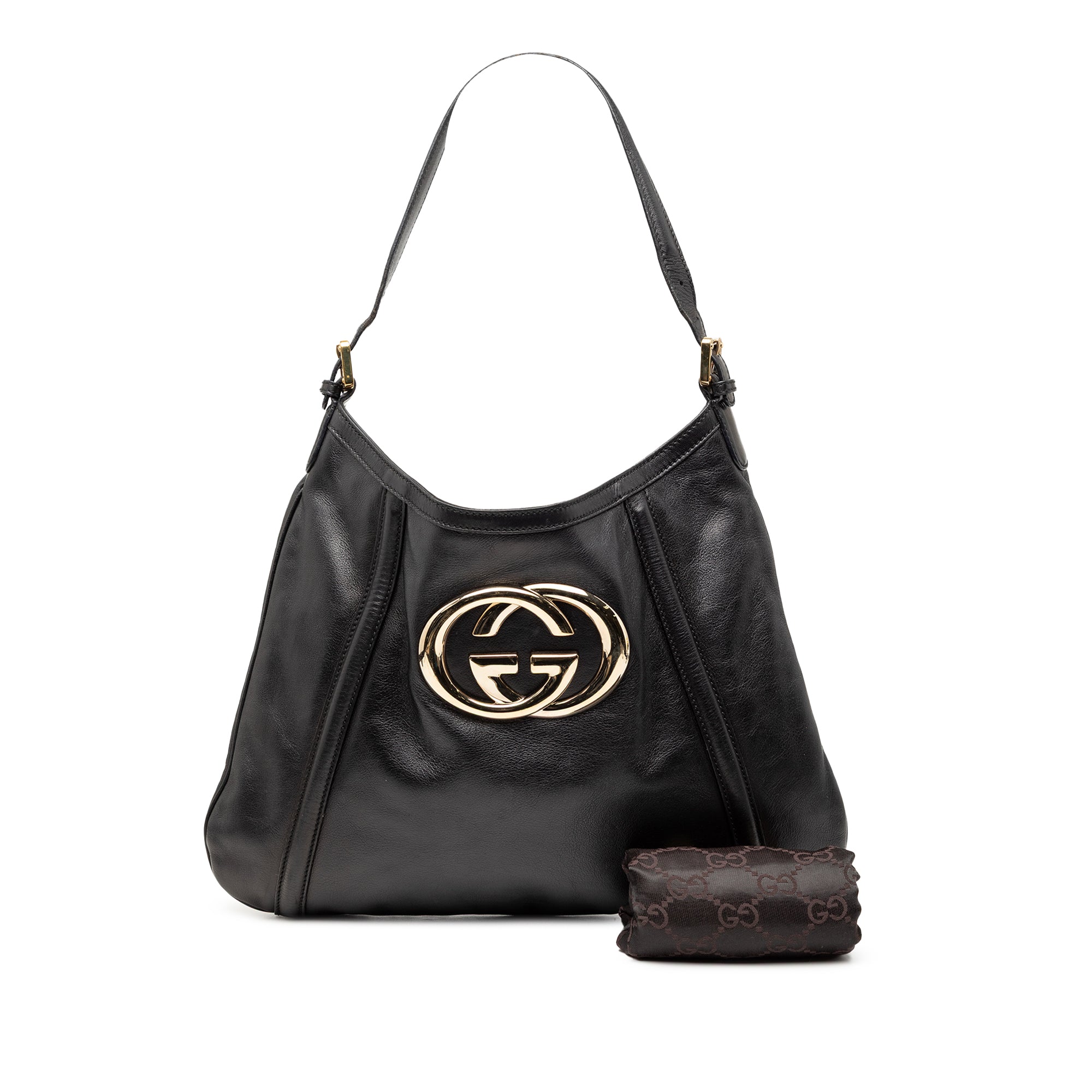 Calfskin Interlocking G Britt Shoulder Bag