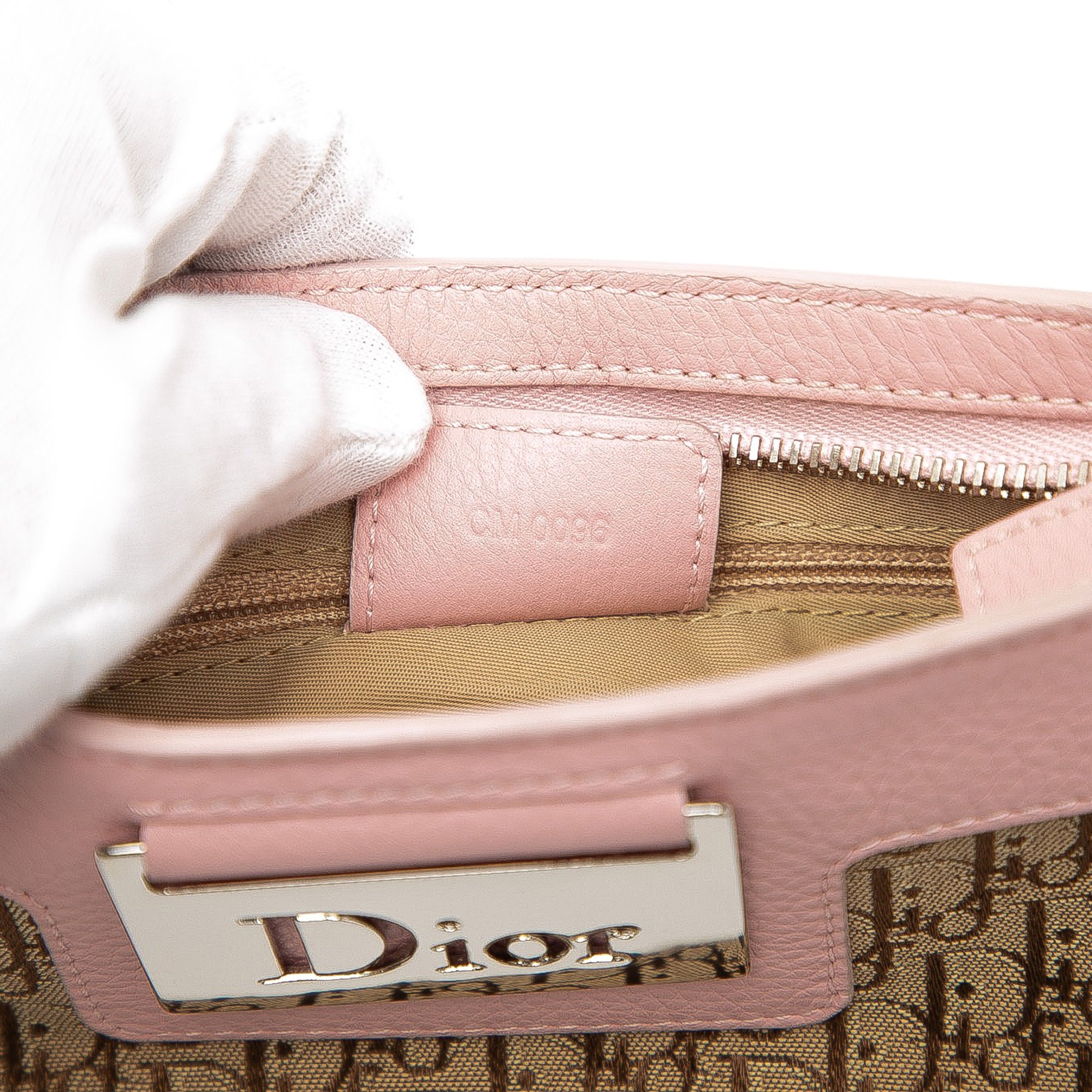 Diorissimo Trotter Canvas Street Chic Shoulder Bag