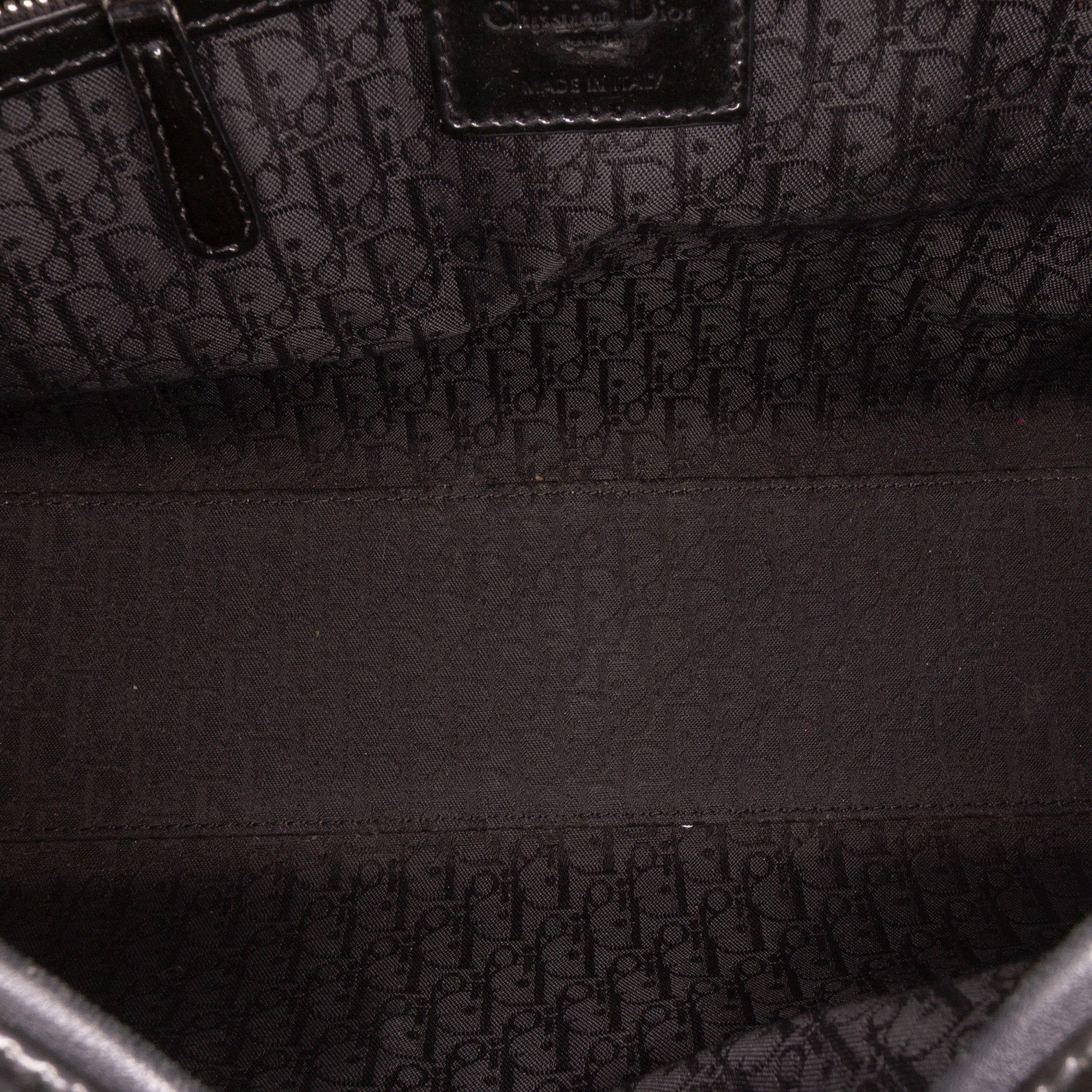 Large Patent Cannage Lady Dior
