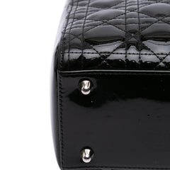 Large Patent Cannage Lady Dior