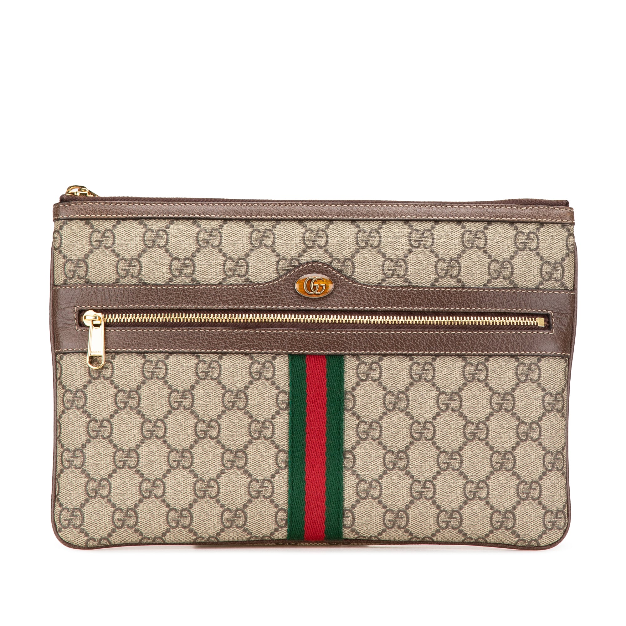 Large GG Supreme Ophidia Web Clutch