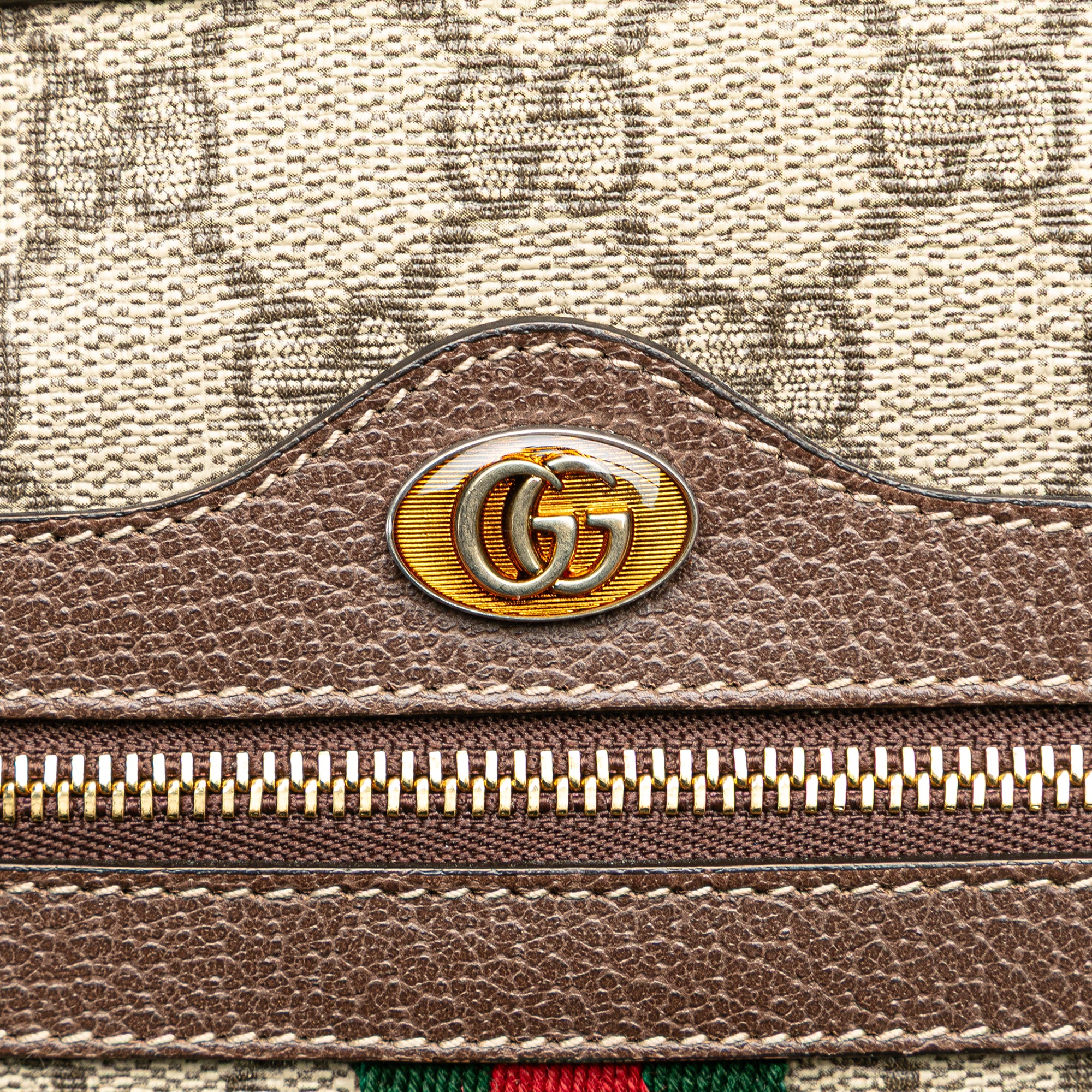 Large GG Supreme Ophidia Web Clutch