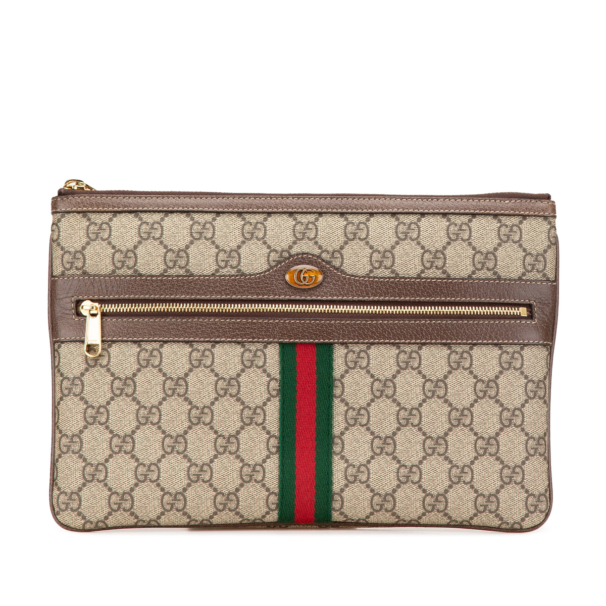 Large GG Supreme Ophidia Web Clutch