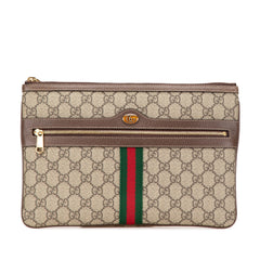 Large GG Supreme Ophidia Web Clutch