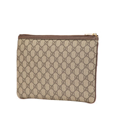 Large GG Supreme Ophidia Web Clutch
