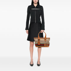 Medium GG Canvas Web Heritage Tote