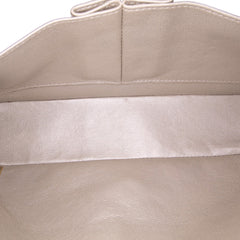 Medium Classic Iridescent Lambskin Double Flap