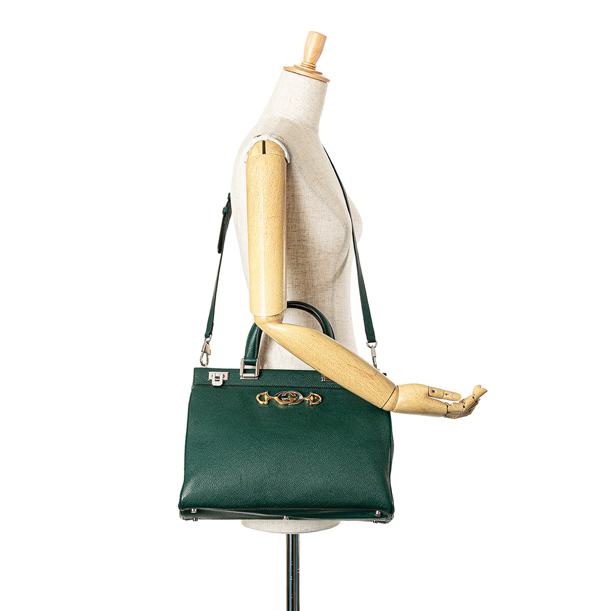 Medium Zumi Leather Satchel