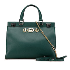 Medium Zumi Leather Satchel