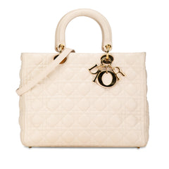 Large Lambskin Cannage Lady Dior_0